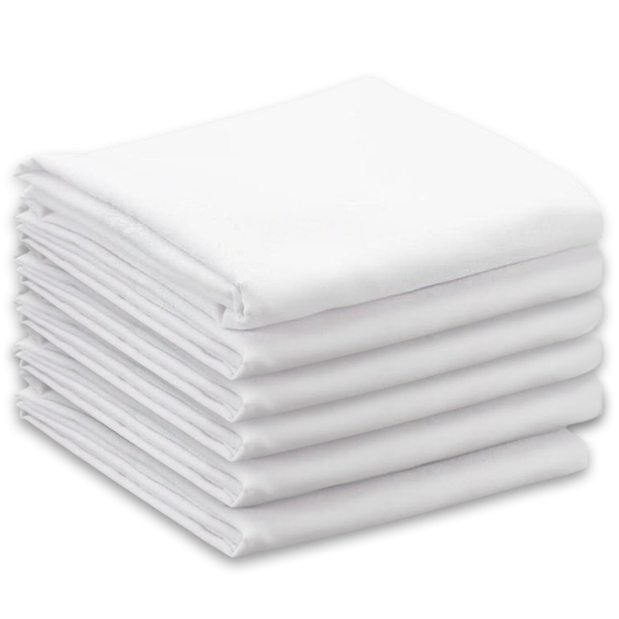 White Microfiber Pillow Case Standard Size 3 Pairs (6 pcs)