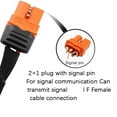 thumbnail image 4 of XT60i F Female to DC5521 Male Connector Adapter Cable with Signal Pin for Energy Storage Devices Signal Communication, 4 of 11