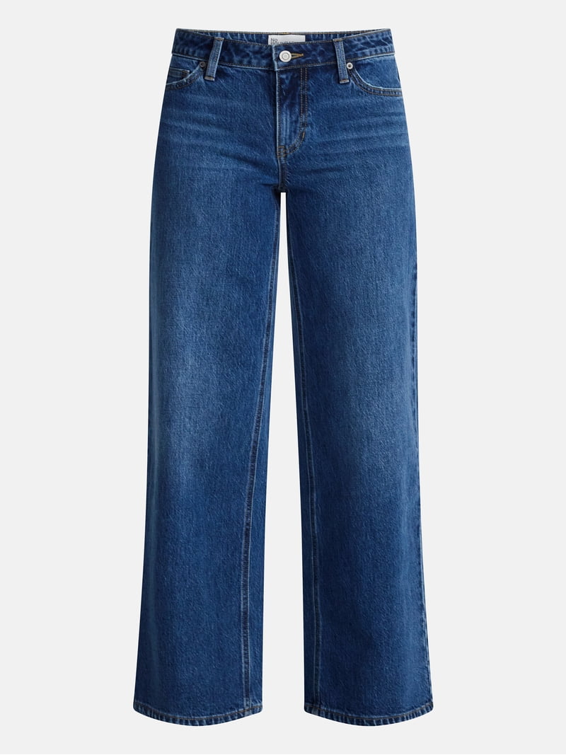 No Boundaries Mid Rise Baggy Jeans, 29