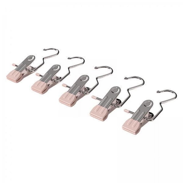 3x5x Pinzas Para La Ropa Resistentes Clips Para Perchas De Botas Para Jeans Bufanda De Seda Botas Altas Rosa