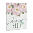 thumbnail image 4 of Stupell Industries Be Still with Florals Religious Painting Gallery Wrapped Canvas Art Print Wall Art, 30 x 40, 4 of 8
