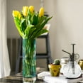 thumbnail image 5 of Clear Flower Vase Centerpieces Plastic Cylindrical Vases Home Wedding Decor 4"x12" Floral Stained Glass, 5 of 6