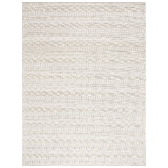 SAFAVIEH Natura Hester Striped Wool Area Rug, Ivory, 8' x 10'