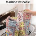 thumbnail image 5 of Pioneer Flower Floral Print Pattern Bathroom Rugs Mat, Non Slip Microfiber Bathroom Rug with Rubber Backing, Soft Mats for Bathroom Floor Tub Shower, 24"x60", 5 of 5