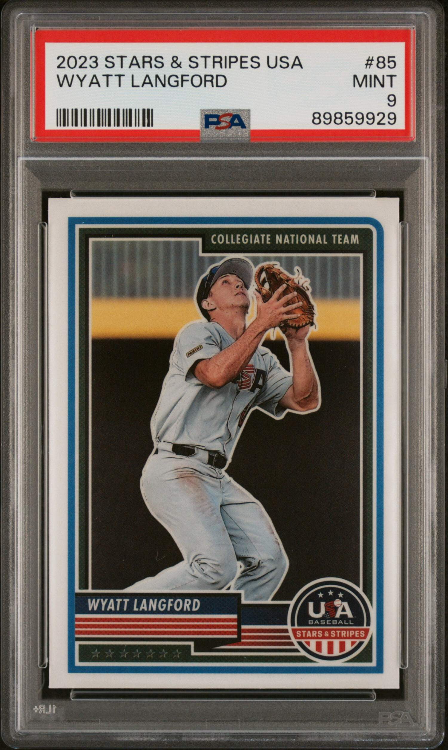 Graded 2024 Panini Stars Stripes USA Jac Caglianone #37 Opening