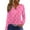 CG07_Pink, variant on Resicozy Valentines Shirts For Women Long Sleeve Shirt Valentine Day Button Neck Top 2026 Love Heart Printed Graphic Pullover White S