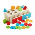 thumbnail image 3 of Caja de Monedas de Madera Montessori, Juguetes de Persistencia de Objetos, Juguete de Aprendizaje, Juguetes de Madera Montessori para Bebés de 2 años, 3 of 9