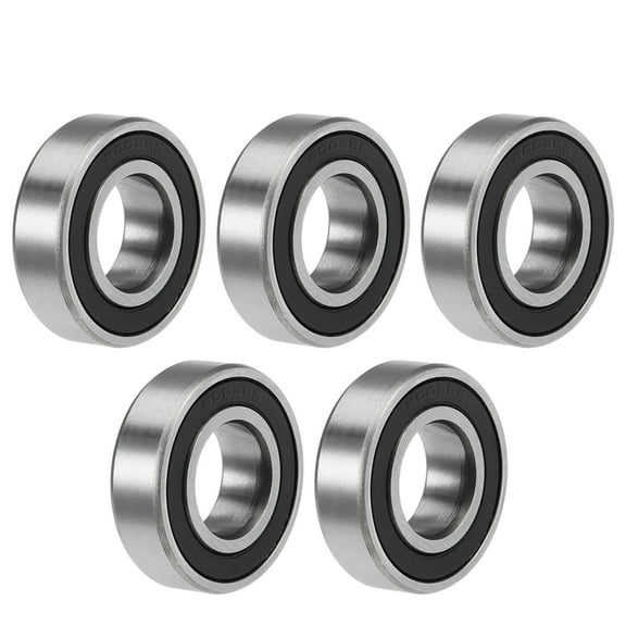 6003-2RS Deep Groove Ball Bearings Z2 17x35x10mm Double Sealed Chrome Steel 5 Pcs