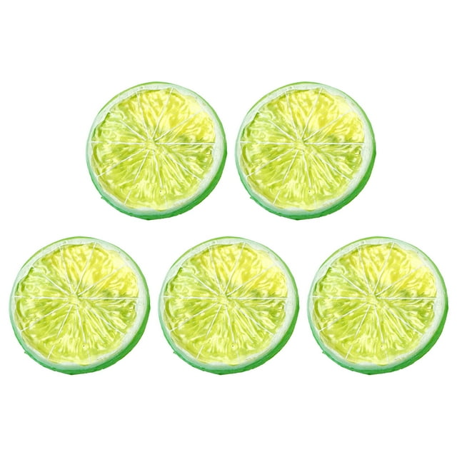 ZheElen 5x Long-lasting Fruits Section For Prop PVC High Simulation Fruit Slice Model Etc 3