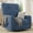 Blue, variant on Modern Swivel Glider Recliner for Nursery & Small Spaces 360° Rocking Chair with Adjustable Lumbar Support & Footrest | Corduroy Upholstery for Apartment Living Room & Bedroom