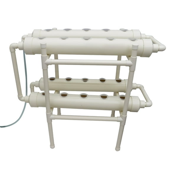 Hydroponic Gardening Planting System 10 Plant Website Growth Kit with Two Layers and Four Tubes