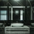 thumbnail image 6 of Eviva Sax 36 in. Polished Chrome Framed Bathroom Wall Mirror, 6 of 7