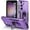 Purple black, variant on 21 FE Case:for Samsung Galaxy S21 FE Case [Military-Grade Drop Test ] Shock Proof Protector,Hard Durable Protective Cover for Samsung S21 FE Case Blue