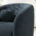 thumbnail image 5 of Holland Swivel Chenille Fabric Armchair in Navy, 5 of 10