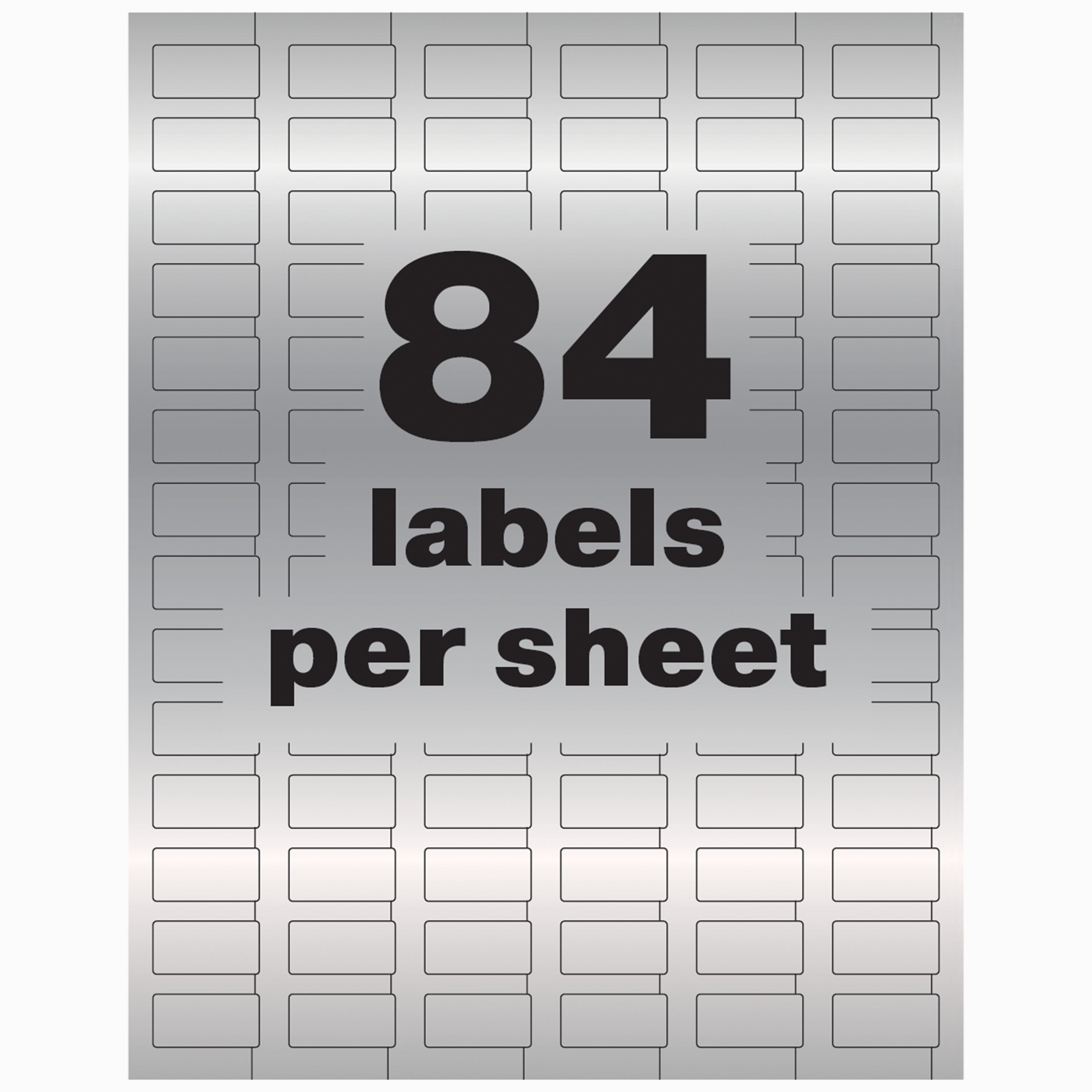 Avery PermaTrack Metallic Asset Tag Labels, 1/2" x 1", 672 Asset Tags (60519)