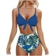 thumbnail image 1 of Bikini dividido Traje de baño para mujer Estampado en color Sexy Tirantes finos Vacaciones en la playa Traje de baño para mujer Fridja nalpqowj60528, 1 of 5