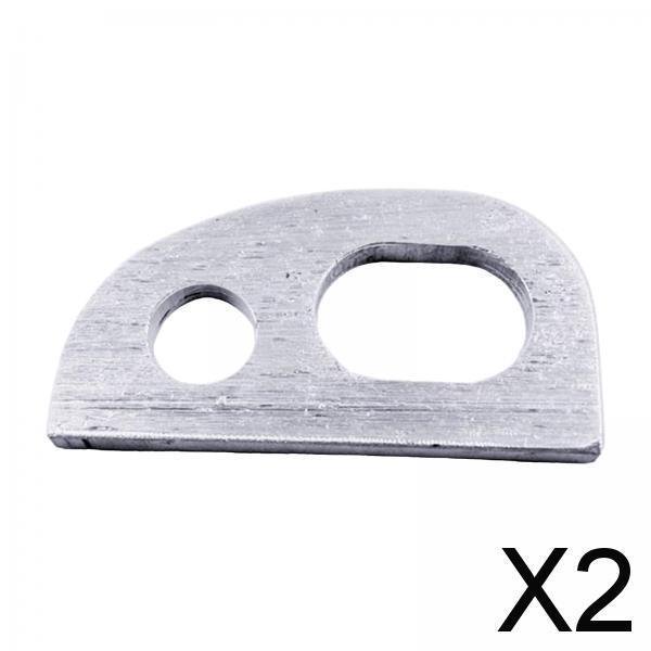 Paquete de 2 correas para los ojos Colamx Gancho de acero inoxidable de grado marino 110x59mm