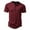 Wine, variant on Mens Shirts Summer Men Casual Solid Slim-fit Short Sleeve Round Neck T-Shirt Tops Blouse