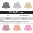 thumbnail image 2 of Solid Colour Female Basin Cap Do Old Sun Hat Couples Fashion Hundred Take Fisherman‘s Cap, 2 of 7