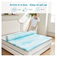 thumbnail image 6 of Mattress Topper, Twin Size Cooling Memory Foam Bed Toppers, 3 Inch Soft Mattress Pads for Sofa, RV, , Certified, 6 of 7