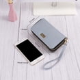 thumbnail image 3 of HAWEE Womens Wallet Cellphone Wallet for Women Zip Around Wallet Large Capacity Long Purse Credit Card Clutch Wristlet with Removable Wristlet, 3 of 3