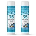 thumbnail image 1 of Protector solar en barra Badger Face SPF 35, 19 ml, 97% orgánico, paquete de 2, 1 of 7