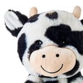 thumbnail image 3 of Spark Create Imagine Cow Plush Toy Black and White, 10inch, 3 of 7