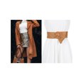 thumbnail image 6 of INSPIRE CHIC Ladies Waist Belts Soft Dress Belts for Dress Belt Round Buckle Vintage Brown, 6 of 6