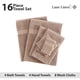 thumbnail image 4 of Juego de toallas de baño LANE LINEN, 100% algodón mercerizado, 16 piezas, 4 of 9