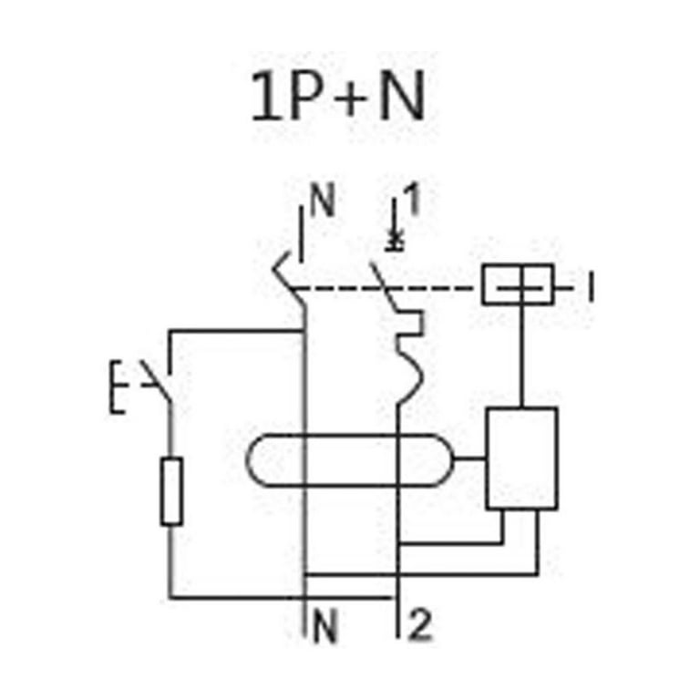 ASI NDB5-J415-2P DIN Rail Circuit Breaker - 15A, 240V AC, 2 Pole, UL1077, Hydraulic Magnetic Trip 1 thumbnail image