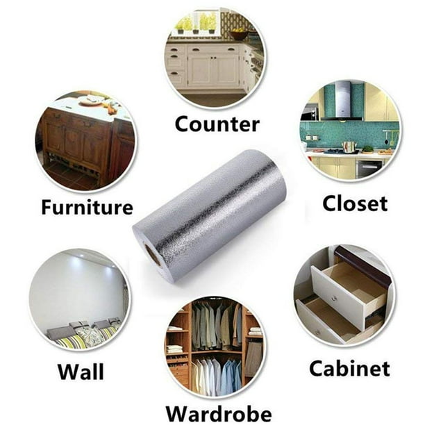 40x100/200/300cm Kitchen Oil-proof Waterproof Stickers Aluminum Foil Stove Cabinet Self Adhesive Wall Sticker DIY Wallpaper 40x100/200/300cm Kitchen Oil-proof Waterproof Stickers Aluminum Foil Stove Cabinet Self Adhesive Wall Sticker DIY Wallpaper
