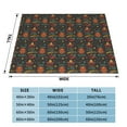 thumbnail image 4 of XMXT Flannel Throw Blanket for Couch, Mexican Cowboy Hat Chili Pepper Bed Sofa Decor Blankets for Home Bedroom, 40 x 30 inches, 4 of 9