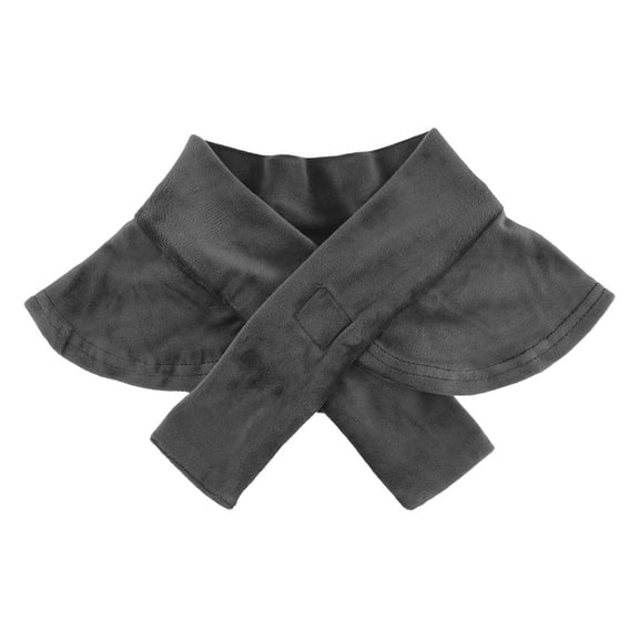 QIDITONG Plush Fake Collar Detachable Blouse Dickey Collar Half Shirts Faux False Collar Warmer Necks Collar For Women Girls Favors Grey