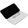 thumbnail image 2 of All Quality Name Tag/Badge Blanks - 25 Pack - Black 1-1/2" X 3", Round Corners, Pin, 2 of 7