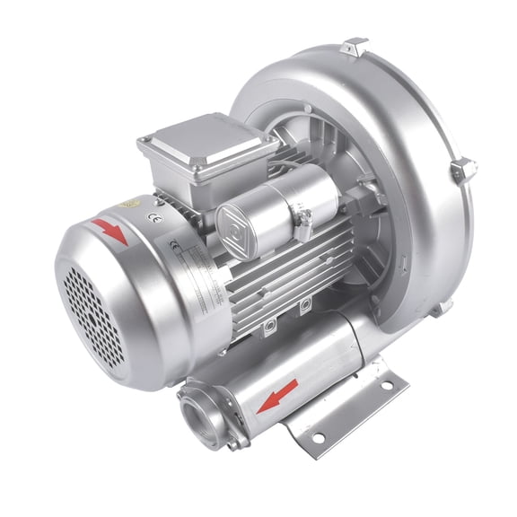 Mustrod GHBH 1D7 12 1R4 Regenerative Blower 1.75HP Single Phase 220 V 103 CFM 3450 RPM Single Phase