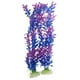 2 Pcs Pourpre Bleu Aquarium en Plastique Aquarium Ornement Plante 13" de Hauteur – image 1 sur 1