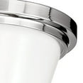 thumbnail image 2 of Two Light Brushed Bronze Bowl Flush Mount, 2 of 4