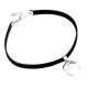 thumbnail image 1 of 1 pieza de gargantilla con colgante de luna creciente, collar con colgante de luna y estrella, collar negro, 1 of 5