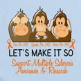 thumbnail image 2 of CafePress - See Speak Hear No MS 2 Infant Bodysuit - Baby Light Bodysuit, Size Newborn - 24 Months, 2 of 4