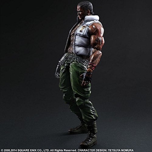 OFFICIAL SQUARE ENIX FINAL FANTASY VII 7 BARRET PLAY ARTS KAI FIGURE NEW SEALED 