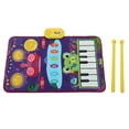 thumbnail image 2 of Music Mat, Piano Keyboards 13 Background Songs Coordination Multi Player Children Music Mat  for Travel for Kids, 2 of 7
