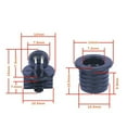 thumbnail image 1 of Bgsha 10 PCS Diy Audio Speaker Buckles Plastic Ball Socket Type Grill Guides Peg Kit, 1 of 8