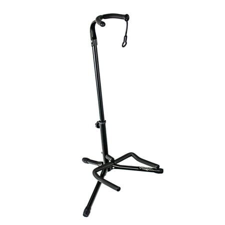 ChromaCast 25.5" to 30" Adjustable Upright Guitar Stand, Extended Height - Fits Acoustic, Electric & Bass Guitars