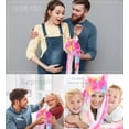 thumbnail image 3 of DolliBu Happy Mother's Day Super Soft Rainbow Animal Plush Hat - Cute Animal with Hat, Scarf, Mitten and Pink Heart Message for Best Mommy, Grandma, Wife, Daughter - Cute Plush Toy Gift - 37 Inches, 3 of 6