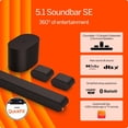 thumbnail image 4 of Open Box VIZIO SV510X-0806 5.1 Soundbar SE, Wireless Subwoofer, Surround Sound w/Dolby Atmos, DTS:X, Bluetooth Speaker, 4 of 6