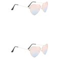 thumbnail image 2 of Minnieouse Gafas de sol de corazón Estilo vintage Protección ocular Gafas de seguridad Accesorios de festival Accesorios de mujer para viajar Rojo azul 2Conjunto, 2 of 6