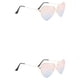 thumbnail image 2 of Jumpingount Gafas de sol de corazón únicas portátiles a prueba de viento gafas en forma de corazón gafas de seguridad accesorios de Festival Rojo azul 2Conjunto, 2 of 6