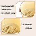 thumbnail image 4 of Teissuly Clearance Vegetable Basket - Vegetable Basket Strain Wash And Vegetables Fruit Multi Function Kitchen Vegetable Washing BasketStrainer & Soaking Bowl, Fruit Bowl & Vege(Yellow, Free Size) Teissuly WER2023081600618, 4 of 7