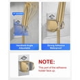 thumbnail image 4 of Rain Shower Head with 3-Mode Handheld Spray Combo, Dual Showerheads, All-Metal High-Pressure 10-Inch Rainfall Shower Head Set, Extension Arm with 3-Way Diverter, Brushed Gold, 4 of 9