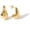 Gold Teardrop, variant on Statement Chunky Gold Earrings for Women Unique Square Stainless Steel Heaven Mayhem Button Stud Earrings Trendy Jewelry[m2115]
